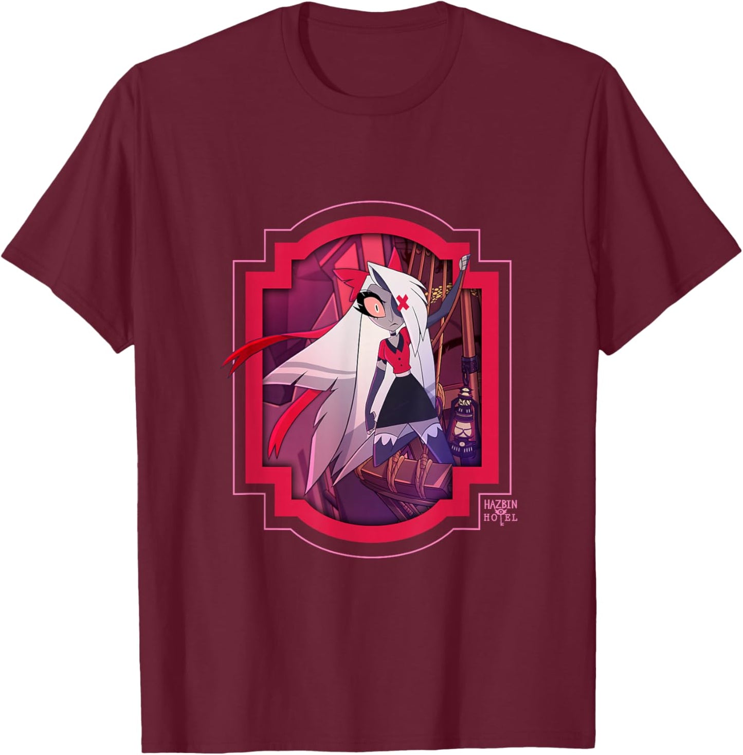 Hazbin Hotel - Vaggie T-Shirt - T-Shirt | Maroon