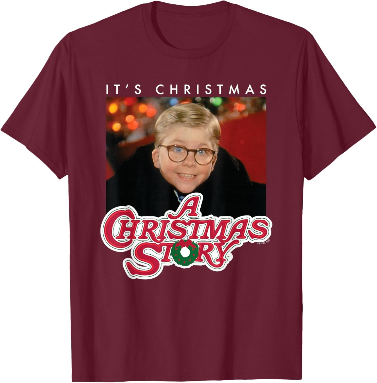 A Christmas Story - Ralph T-Shirt - T-Shirt | Maroon