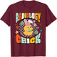 Radiology Easter Day Chick Radiologist X-ray Tech Nurse T-Shirt - T-Shirt | Maroon