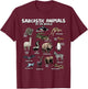 Sarcastic Animals Of The World Funny Animal Names Meme Joke T-Shirt - T-Shirt | Maroon