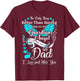 My Dad is My Guardian Angel, Missing My Dad in Heaven T-Shirt - T-Shirt | Maroon