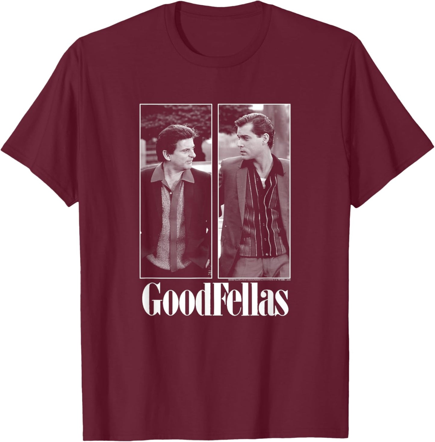 Goodfellas Henry & Tommy Split T-Shirt - T-Shirt | Maroon