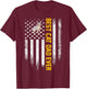 Vintage USA American Flag Best Sphynx Cat Dad Ever Funny Women Men T-Shirt - T-Shirt | Maroon