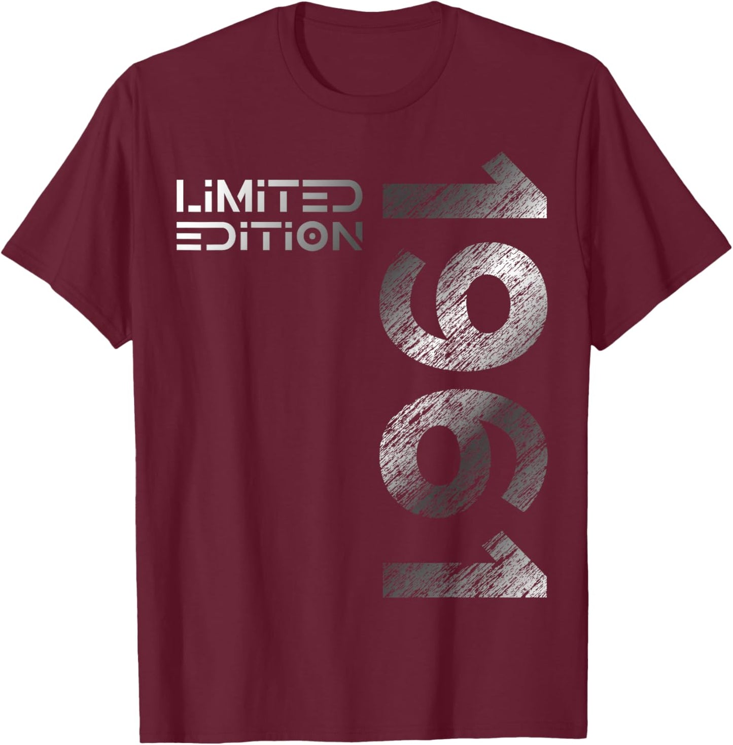 65. Geburtstag Limited Edition Jahrgang 1961 Mann Frau T-Shirt - T-Shirt | Maroon