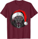 Christmas Gorilla Costume, Funny Gorilla Christmas Pjs T-Shirt - T-Shirt | Maroon