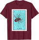 La Araña Lottery Card Gift The Spider Card Mexican Lottery T-Shirt - T-Shirt | Maroon