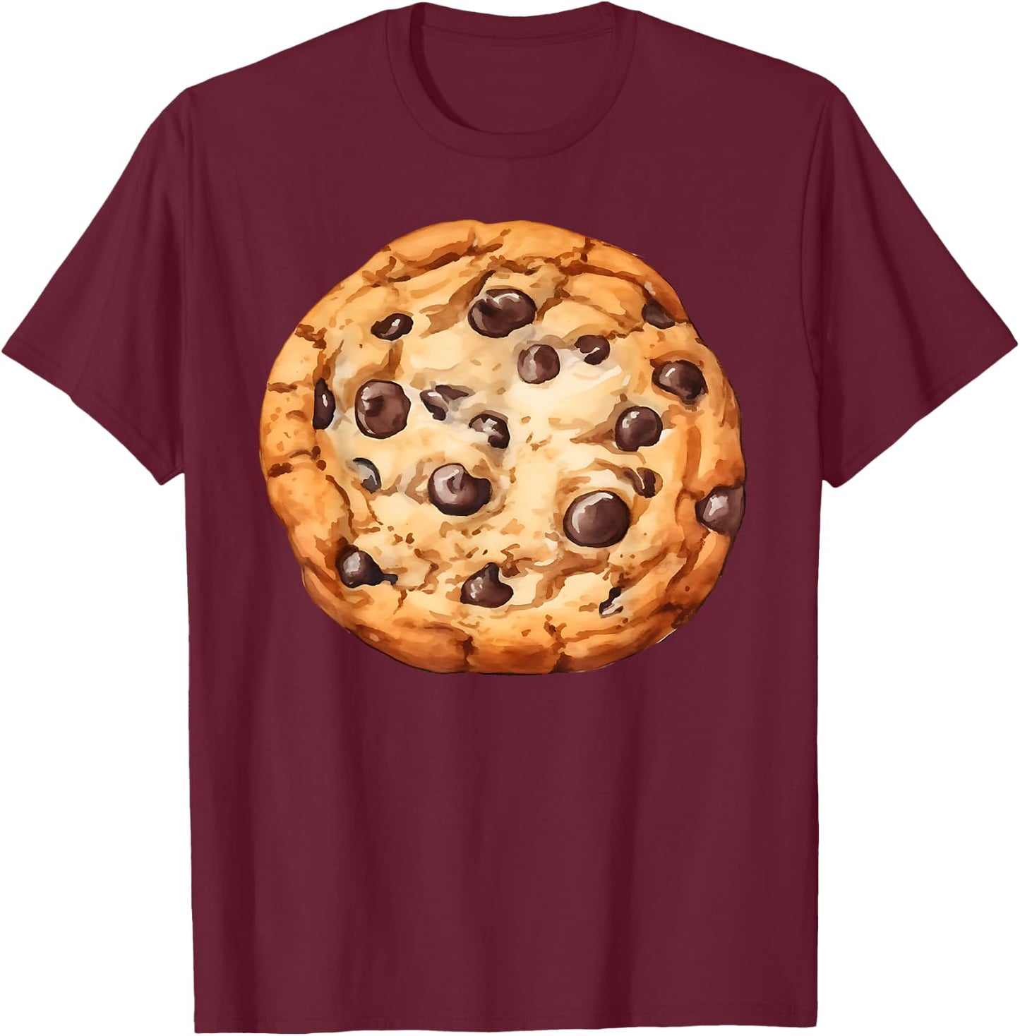 Chocolate Chip Cookie Costume T-Shirt - T-Shirt | Maroon