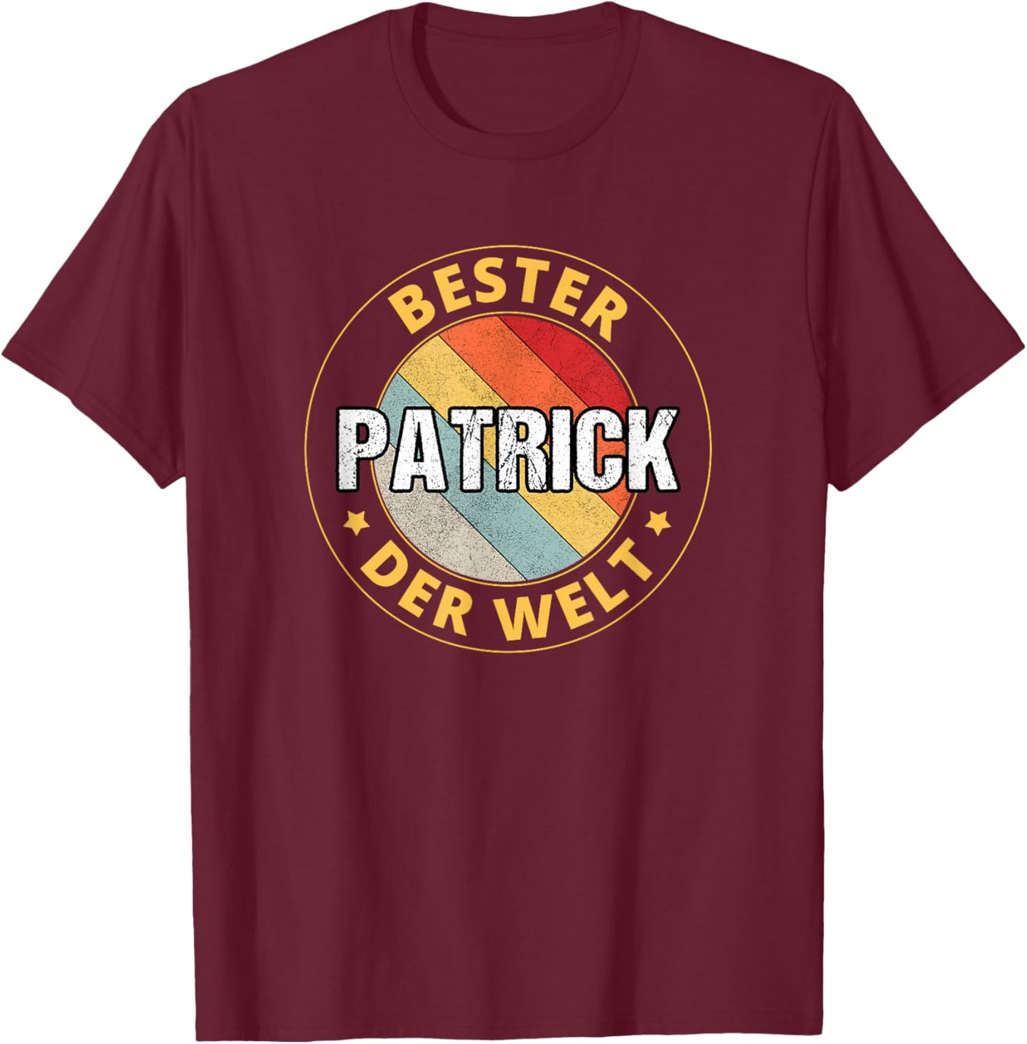 Patrick Vorname T-Shirt - T-Shirt | Maroon