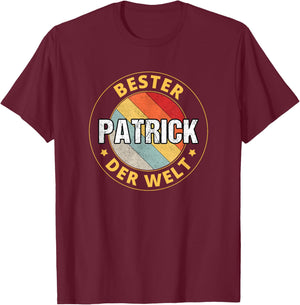 Patrick Vorname T-Shirt - T-Shirt | Maroon