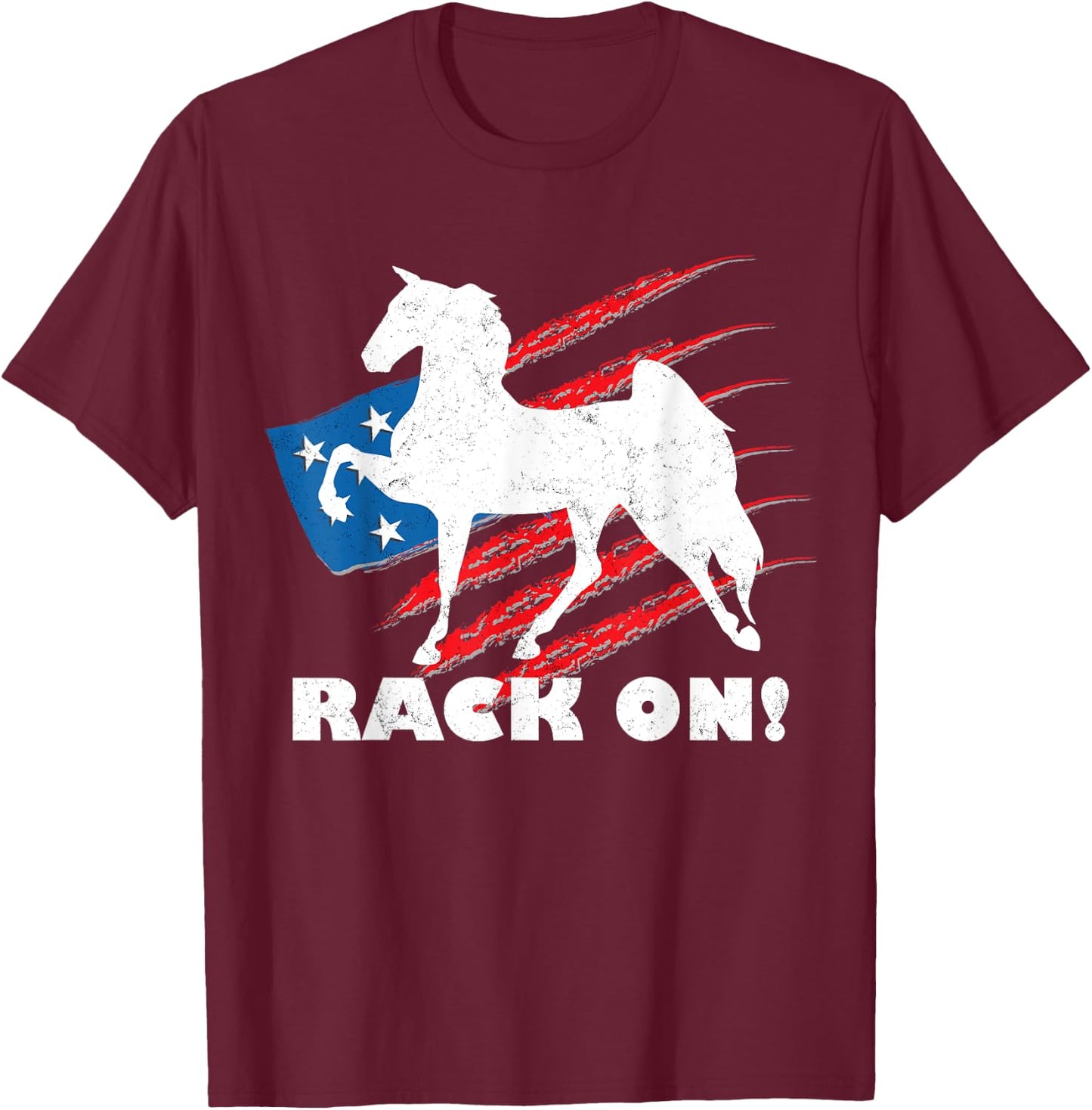 American Saddlebred Horse Training Gaited Horses Equitation T-Shirt - T-Shirt | Maroon