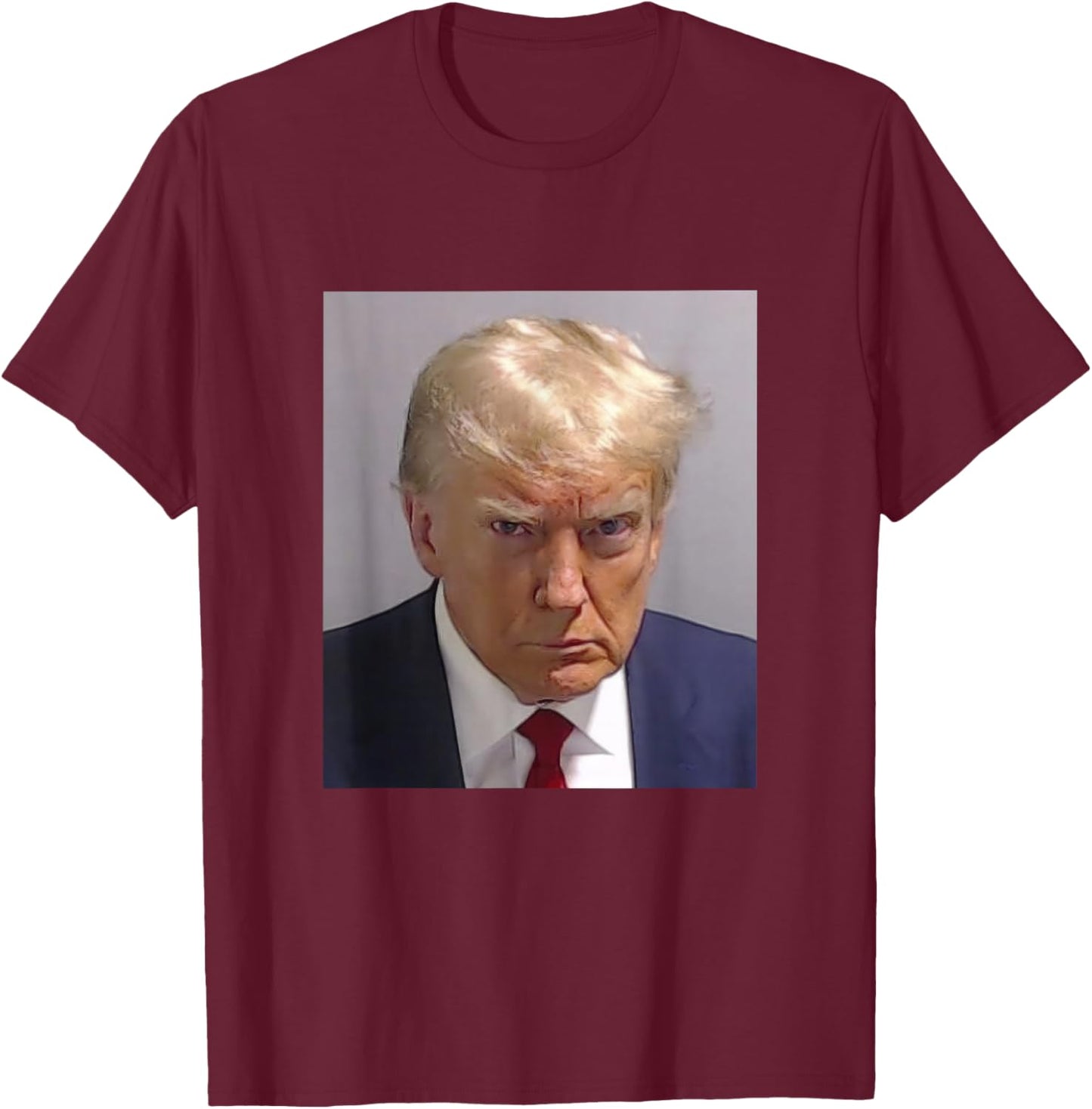 The Mugshot T-Shirt - T-Shirt | Maroon