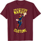 Marvel Halloween This Is My Captain Marvel Costume T-Shirt - T-Shirt | Maroon