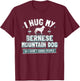 Bernese Mountain Dog Men Women Kids T-Shirt - T-Shirt | Maroon