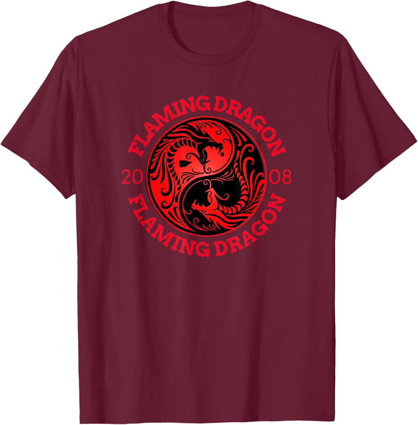 Tropic Thunder Movie, Flaming Dragon, Movie Classics, Films T-Shirt - T-Shirt | Maroon