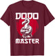 Funny Dodo Bird T-Shirt - T-Shirt | Maroon
