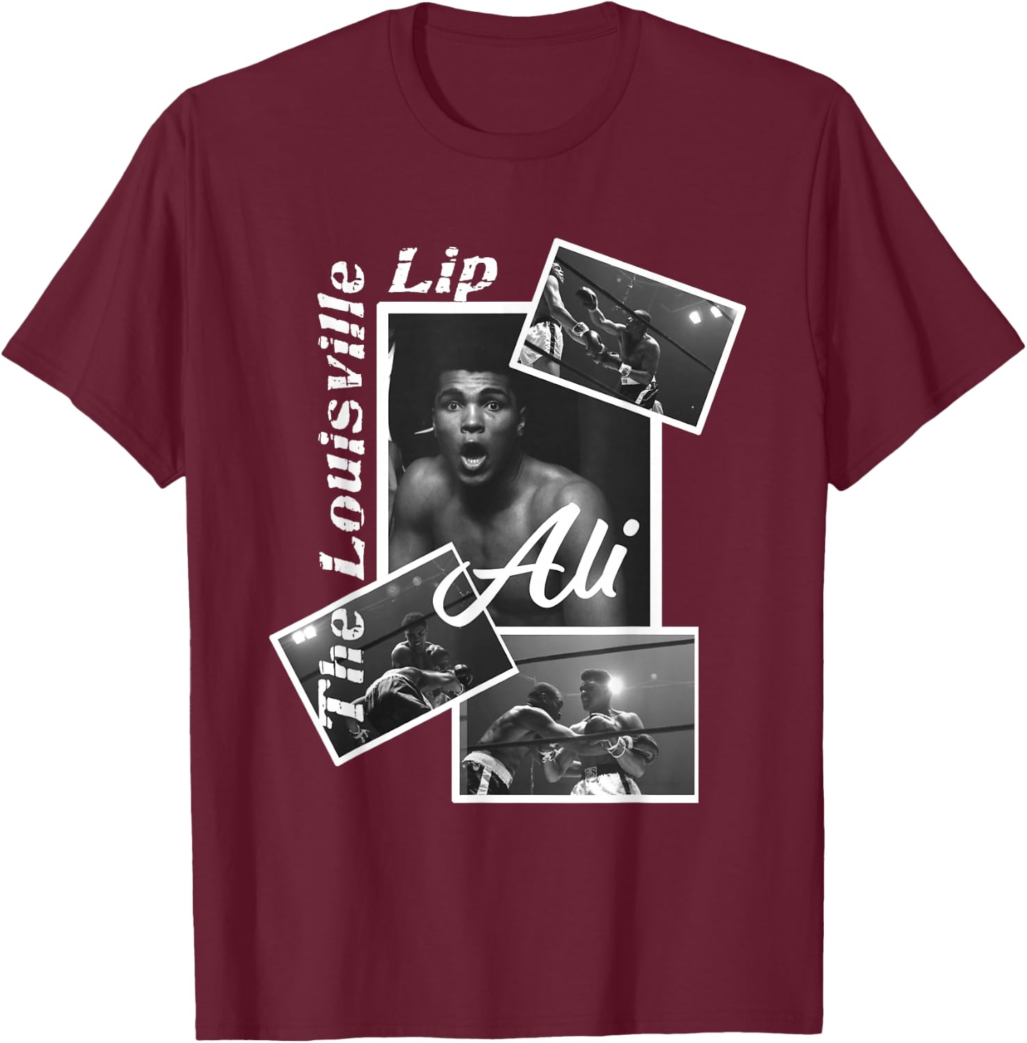 Muhammad Ali_002 T-Shirt - T-Shirt | Maroon