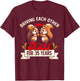 Couples Married 35-Year Funny 35th Wedding Anniversary T-Shirt - T-Shirt | Maroon