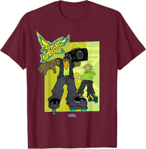 Jet Set Radio duo Combo, Yo-Yo SEGA Dreamcast video game T-Shirt - T-Shirt | Maroon