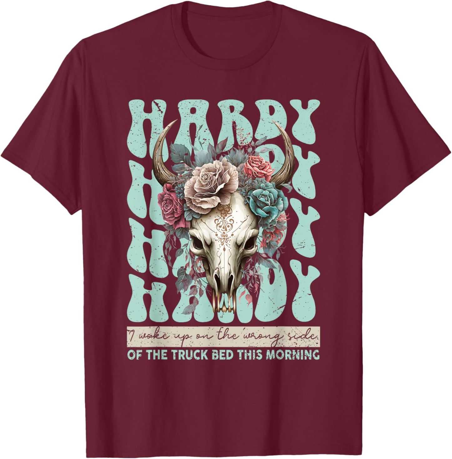 Retro Country Western Cowboy Fouth Of July Meme T-Shirt - T-Shirt | Maroon