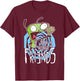 Invader Zim G.I.R Me and The Squirrel are Friends Funny Logo T-Shirt - T-Shirt | Maroon