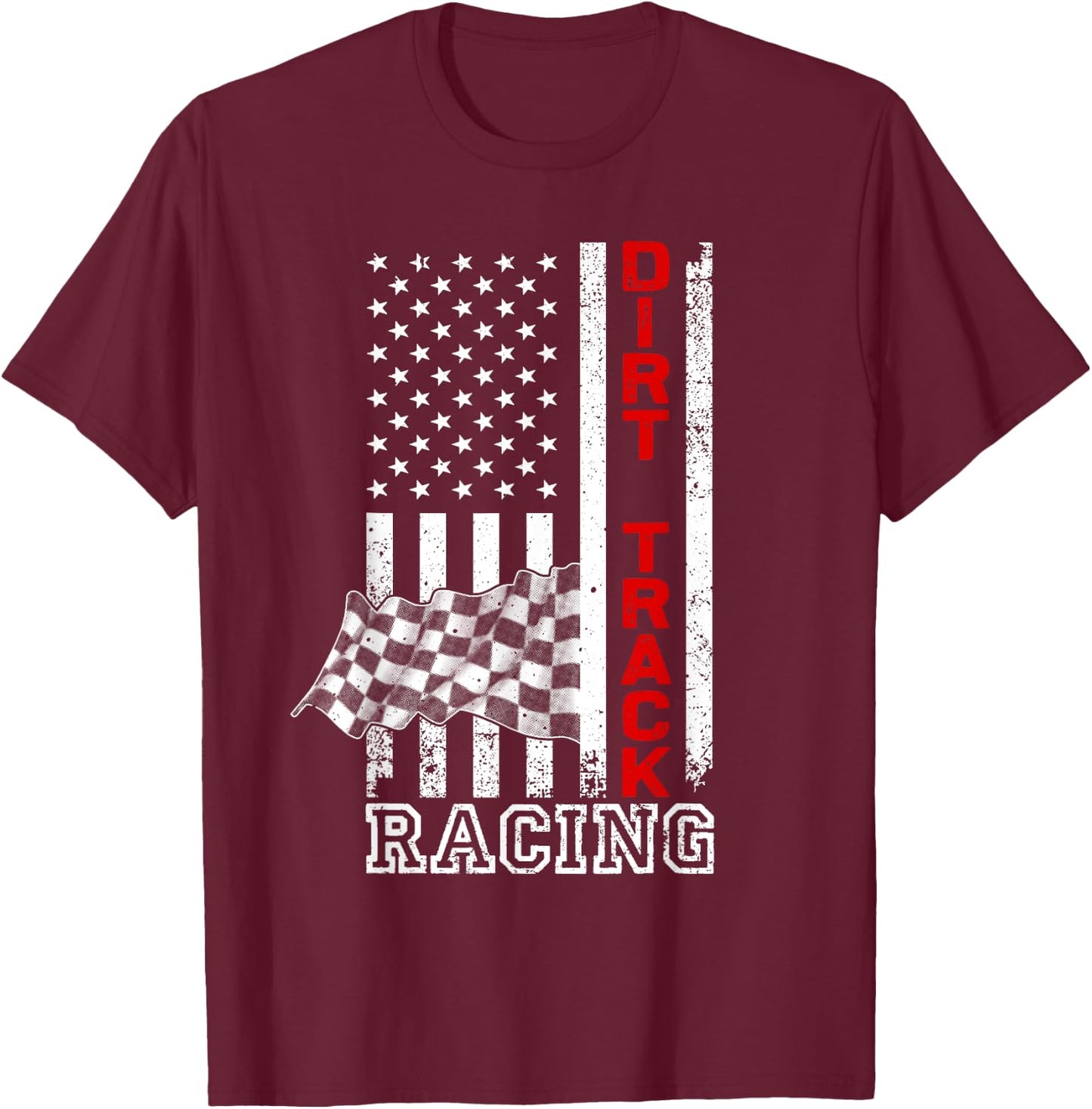 Cool Late Model Dirt Track Racing Gift Women Racers T-Shirt - T-Shirt | Maroon