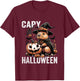 Capy Halloween Capybara Costume T-Shirt - T-Shirt | Maroon