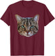 Tabby Cat Lover Brown Tabby Cat Owner Tabby Cat Mom Women Girls Kids T-Shirt - T-Shirt | Maroon