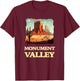 Monument Valley Utah T-Shirt - T-Shirt | Maroon