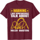 Cute Roller Coaster Women Ride Rollercoaster Lovers T-Shirt - T-Shirt | Maroon