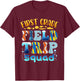 Aquarium Field Trip Squad First Grade Teacher Kids Field Day T-Shirt - T-Shirt | Maroon