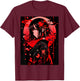 Techwear Harajuku Aesthetic Cyberpunk Anime Manga T-Shirt - T-Shirt | Maroon