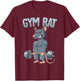 Weight Training Deadlift Gym Rat T-Shirt - T-Shirt | Maroon