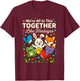 We're All in This Together Like Hostages Quirky Sarcastic T-Shirt - T-Shirt | Maroon