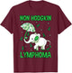 Elephant Non-Hodgkins Lymphoma Lymphocytes Green Gift T-Shirt - T-Shirt | Maroon