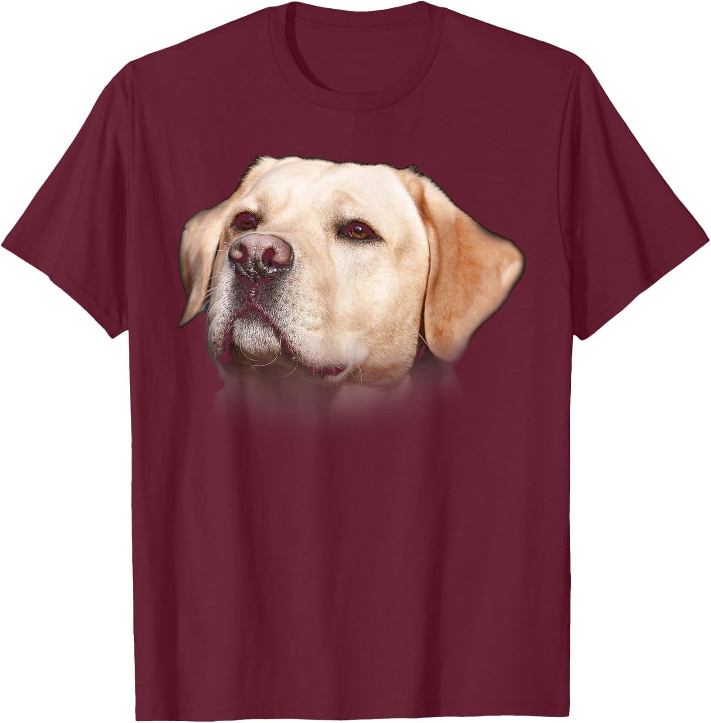 Yellow Labrador Fetch Dog Women Kids T-Shirt - T-Shirt | Maroon