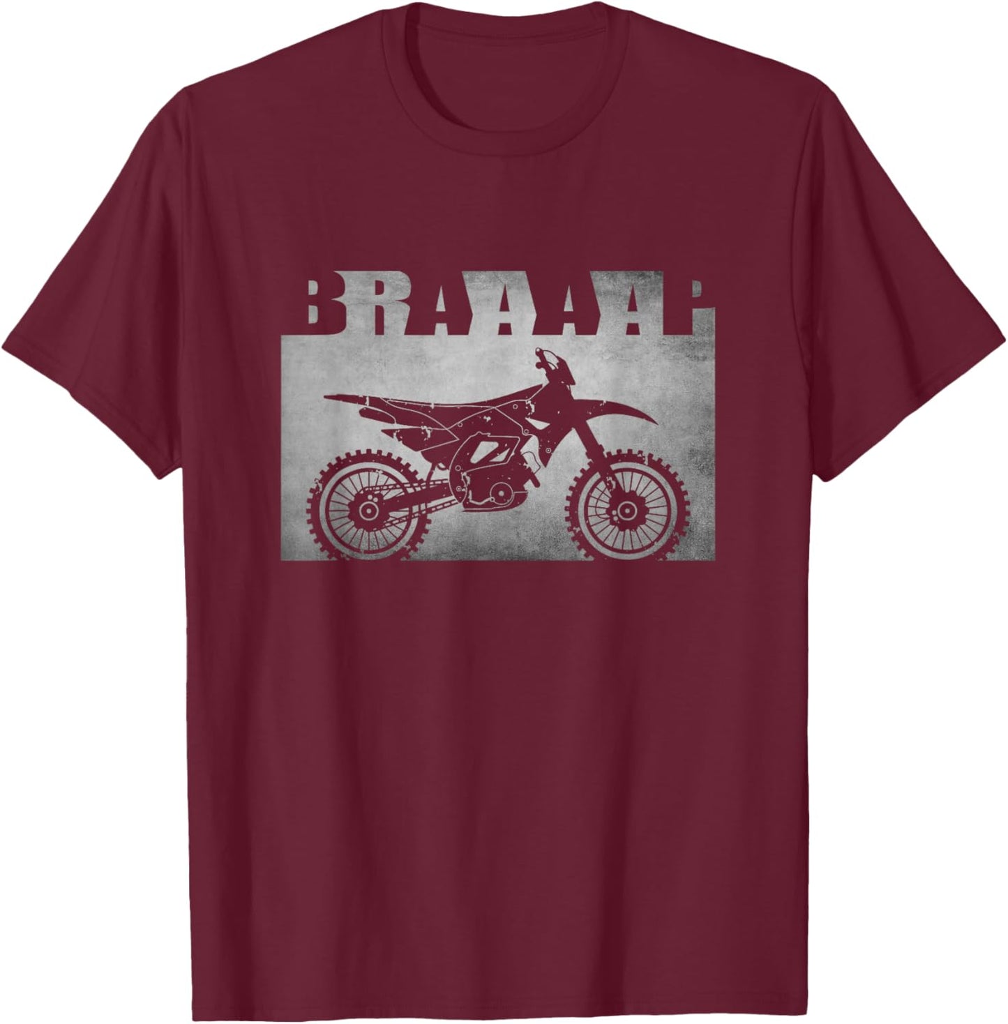 Dirt Bike Motocross Apparel - Dirt Bike Motocross T-Shirt - T-Shirt | Maroon