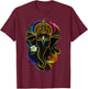 Hindu Ganesha Puja Elephant God India Meditation Yoga Murti T-Shirt - T-Shirt | Maroon