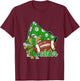 Cheer Sister Shirt, Megaphone Pom Pom Football Green T-Shirt - T-Shirt | Maroon