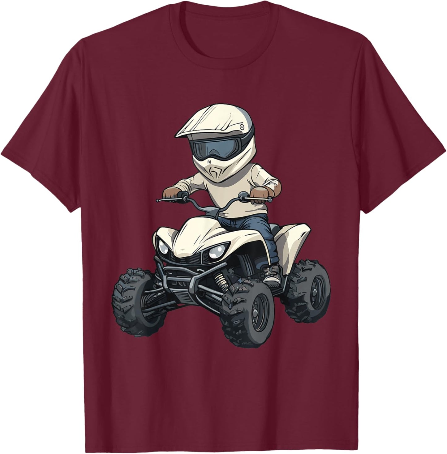 Kids 4 wheeler T-Shirt - T-Shirt | Maroon