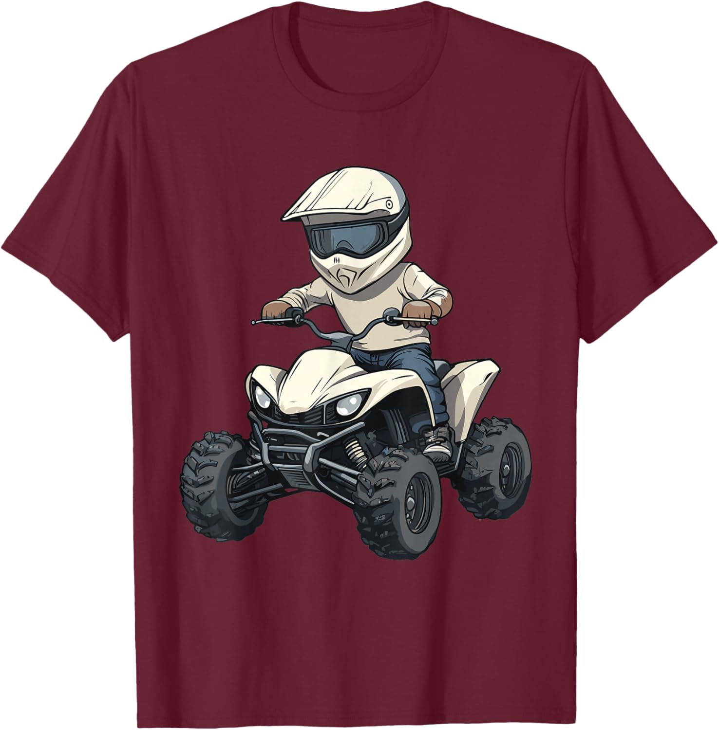 Kids 4 wheeler T-Shirt - T-Shirt | Maroon