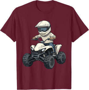 Kids 4 wheeler T-Shirt - T-Shirt | Maroon