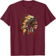 Native American Dreamcatcher Indian Design T-Shirt - T-Shirt | Maroon