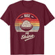Retro Vintage Rice And Shine Sun Asian Foodie Rice Cooker T-Shirt - T-Shirt | Maroon
