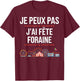 I Can't, I Have Throne Funfair , Black, S T-Shirt - T-Shirt | Maroon