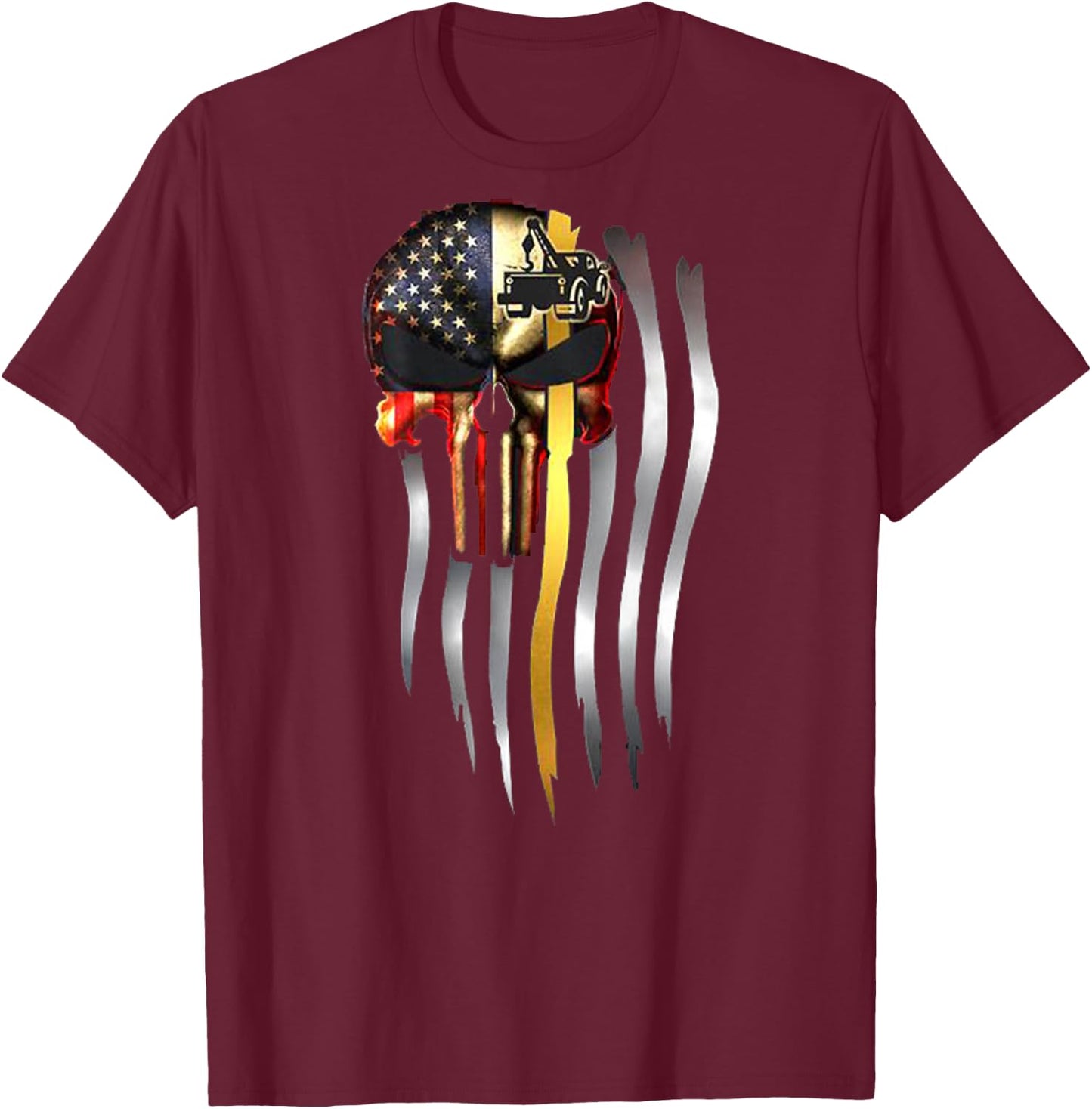 Proud Tow Truck Operator T-Shirt - T-Shirt | Maroon