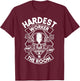 Workout Hardest Worker In The Room T-Shirt - T-Shirt | Maroon