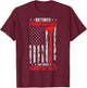 Retired firefighter and still smokin’ Hot Retirement Party T-Shirt - T-Shirt | Maroon