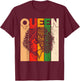 Juneteenth Black History African Queen Freedom 1865 T-Shirt - T-Shirt | Maroon