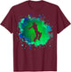 Cricket Batsman Design for Cricketer | Boys Cricket T-Shirt - T-Shirt | Maroon