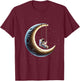 Funny Astronaut Moon gift Men Women kids astronomy space T-Shirt - T-Shirt | Maroon